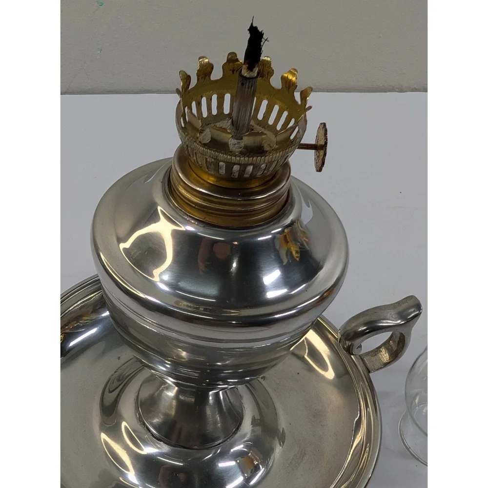 VTG Signed Miniature Finger Kerosene Oil‎ Lamp